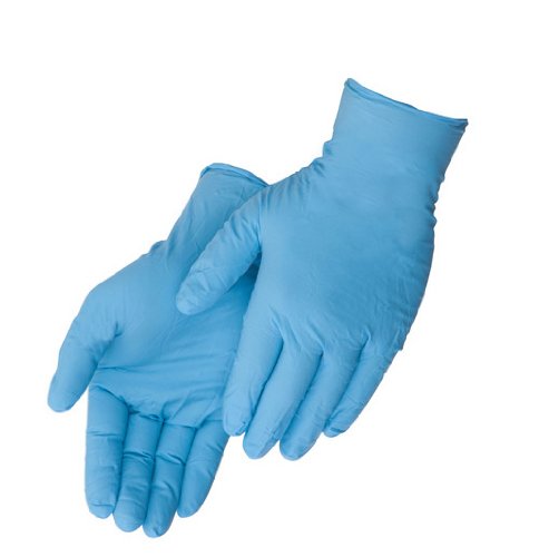 Liberty 2018W Nitrile Industrial Glove, Powder Free, Disposable, 8 mil ...